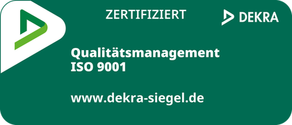 DEKRA zertifiziert: Qualitätsmanagement ISO 9001